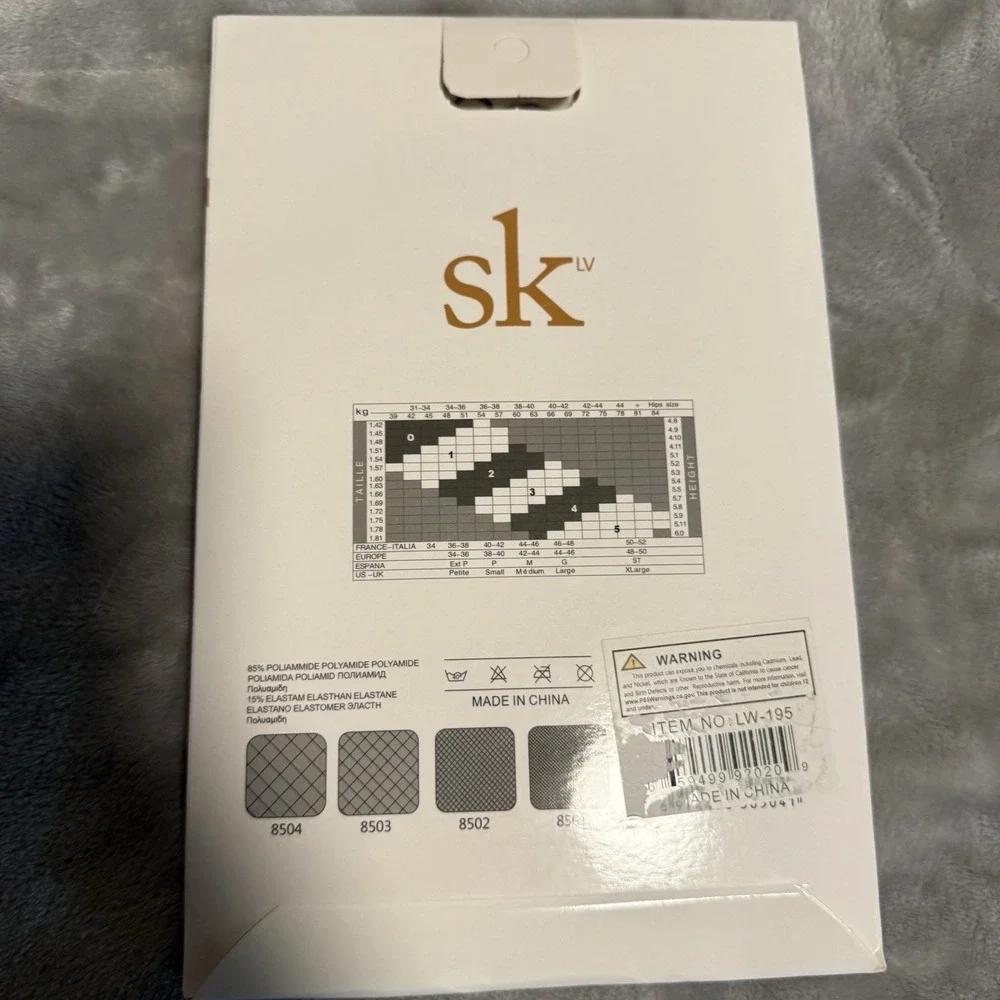 SK Sexy Temptation‎ Black Fishnet Stockings